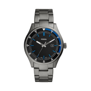 Uhrenarmband Fossil FS5532 Rostfreier Stahl Anthrazitgrau 22mm